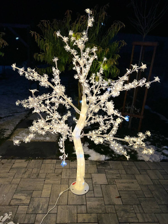 DECORLIGHT™DRZEWO LED 180CM CIEPŁE BIAŁE HERMETYCZNE ZEWNĘTRZNE DRZEWKO SAKURA XXL