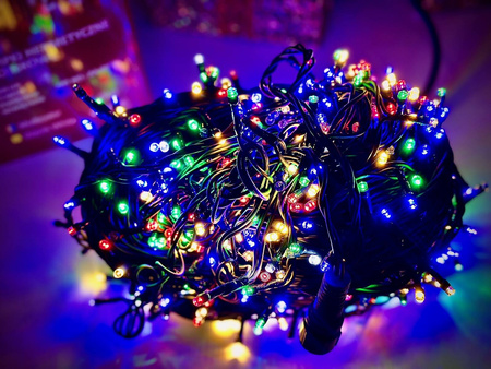 DECORLIGHT™ LAMPKI CHOINKOWE MULTIKOLOR 200 LED ZEWNĘTRZNE HERMETYCZNE EFEKTY FLASH