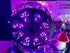 DECORLIGHT™ LAMPKI CHOINKOWE RÓŻOWE + biały zimny flash - iskra SZPULA 1000 LED ZEWNĘTRZNE HERMETYCZNE EFEKTY+FLASH