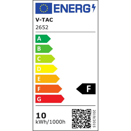 Taśma LED V-TAC COB 280LED 24V 10W/m VT-2835 3000K 800lm