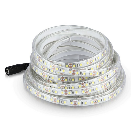 Taśma LED V-TAC SMD2835 1200LED 24V IP65 2xPCB RĘKAW 10mb 7,5W/m 120LED/m VT-2835 4000K 750lm