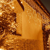 DECORLIGHT™ SOPLE 500LED ZEWNĘTRZNE NA GRUBYM KABLU BARWA CIEPŁA + FLASH 23.5M