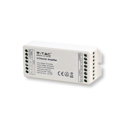 Wzmacniacz V-TAC 5 kanałowy 15A/MAX 12V-180W 24V-360W VT-24350