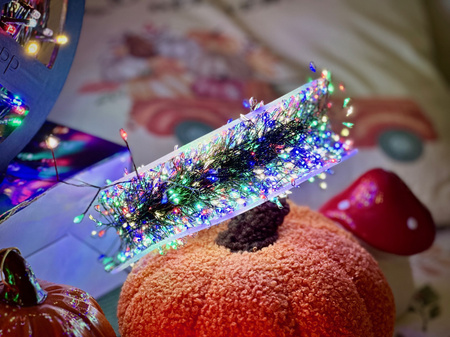 DECORLIGHT™LAMPKI CHOINKOWE MULTIKOLOR NA DRUCIKU 3000LED 60M + PILOT