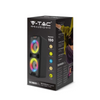 Głośnik Przenośny V-TAC 41cm, 2x10W, USB, Micro SD, RGB, FM VT-6204-2