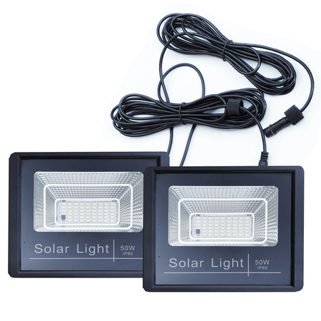 SOLARNY ZESTAW DO ALTANY 2 x HALOGEN LED PANEL