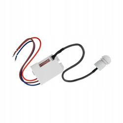 Czujnik ruchu PIR CP-12 z zewnętrzną sondą BIAŁY