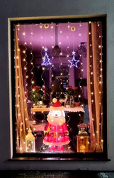 KURTYNA ŚWIETLNA CIEPŁY 200 LED USB 2x3M + PILOT