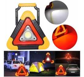 TRÓJKĄT AKUMULATOROWY LAMPA SOLARNA LED 500lm