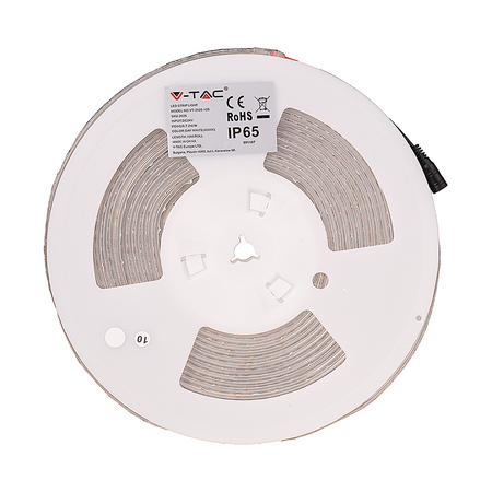 Taśma LED V-TAC SMD2835 1200LED 24V IP65 2xPCB RĘKAW 10mb 7,5W/m 120LED/m VT-2835 4000K 750lm