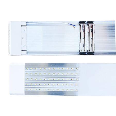LAMPA LED 120 cm BARWA ZIMNA 240W oprawa natynkowa
