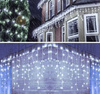 DECORLIGHT™ SOPLE 500LED ZEWNĘTRZNE NA GRUBYM KABLU BARWA BIAŁA ZIMNA+FLASH