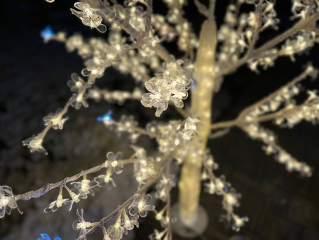 DECORLIGHT™DRZEWO LED 180CM CIEPŁE BIAŁE HERMETYCZNE ZEWNĘTRZNE DRZEWKO SAKURA XXL