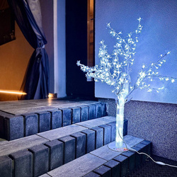 DECORLIGHT™DRZEWO LED 120CM ZIMNE BIAŁE HERMETYCZNE ZEWNĘTRZNE DRZEWKO SAKURA XL