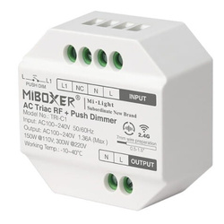 Przekaźnik bezprzewodowy TRIAC z funkcją ściemniania TRI-C1WR 230V WiFi TUYA PUSH DO TAŚM 230V