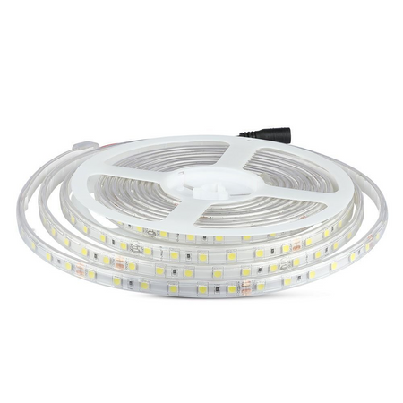 Taśma LED V-TAC SMD5050 300LED 24V IP65 RĘKAW 10W/m VT-5050 3000K 830lm