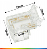 Złączka kątowa do taśm COB CCT LED 10mm łącznik 90° klikana szybki montaż