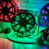 DECORLIGHT™ LAMPKI CHOINKOWE ZIELONE + biały zimny flash - iskra SZPULA 1000 LED ZEWNĘTRZNE HERMETYCZNE EFEKTY+FLASH