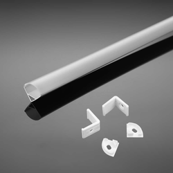 Profil Aluminiowy V-TAC 2mb Biały, Klosz Mleczny, Kątowy VT-8123 5 Lat Gwarancji