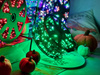 DECORLIGHT™ LAMPKI CHOINKOWE ZIELONE + biały zimny flash - iskra SZPULA 1000 LED ZEWNĘTRZNE HERMETYCZNE EFEKTY+FLASH