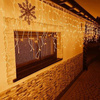DECORLIGHT™ SOPLE 500LED ZEWNĘTRZNE NA GRUBYM KABLU BARWA CIEPŁA + FLASH 23.5M