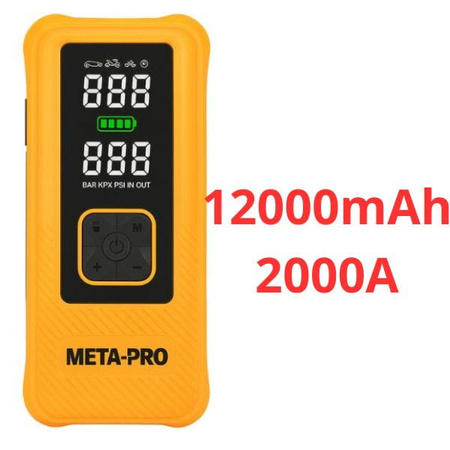 2w1 Kompresor Urządzenie rozruchowe Booster Jump Start USBC