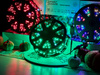 DECORLIGHT™ LAMPKI CHOINKOWE ZIELONE + biały zimny flash - iskra SZPULA 1000 LED ZEWNĘTRZNE HERMETYCZNE EFEKTY+FLASH