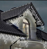 DECORLIGHT™ SOPLE 500LED ZEWNĘTRZNE NA GRUBYM KABLU BARWA BIAŁA ZIMNA+FLASH