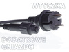 Lampki Choinkowe 200LED WEW/ZEWNĘTRZNE GRUBA WTYCZKA NIEBIESKIE + FLESH