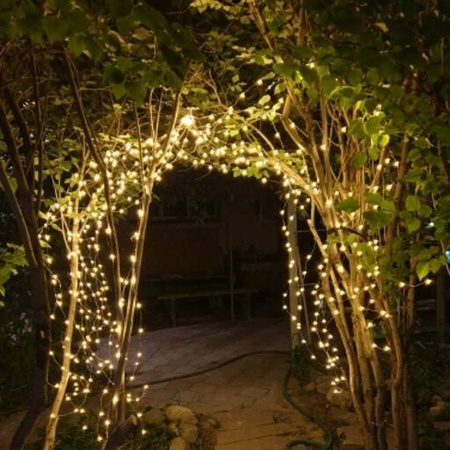 DECORLIGHT™LAMPKI CHOINKOWE BIAŁY CIEPŁY NA DRUCIKU 3000LED 60M + PILOT