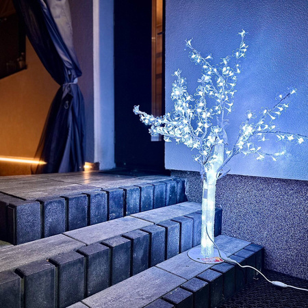 DECORLIGHT™DRZEWO LED 120CM ZIMNE BIAŁE HERMETYCZNE ZEWNĘTRZNE DRZEWKO SAKURA XL
