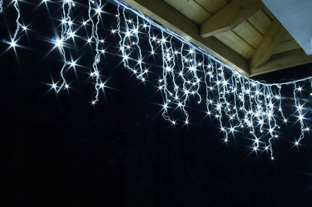 DECORLIGHT™ SOPLE 500LED ZEWNĘTRZNE NA GRUBYM KABLU BARWA BIAŁA ZIMNA+FLASH
