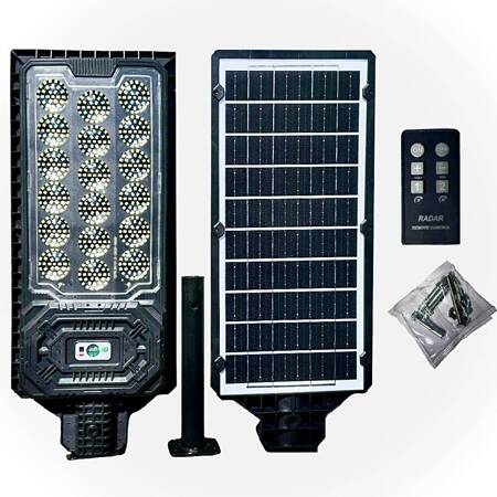 LAMPA ULICZNA SOLARNA 150W = 1500W SLIM SMART 