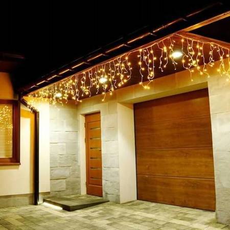 DECORLIGHT™ SOPLE 500LED ZEWNĘTRZNE NA GRUBYM KABLU BARWA CIEPŁA + FLASH 23.5M