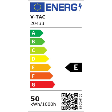 Oprawa Uliczna LED V-TAC SAMSUNG CHIP z adaptorem i czujnikiem światła 50W 120Lm/W VT-59ST-S 6500K 5000lm 5 Lat Gwarancji